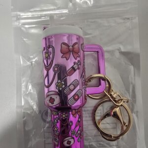 Nurse tumbler keyring